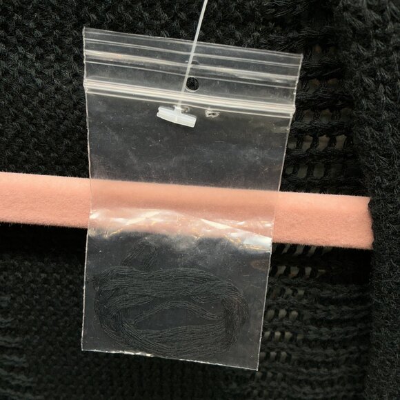 Medium Cardigan Du Jour Long-Sleeve Drape Front Open Stitch - Picture 4 of 10